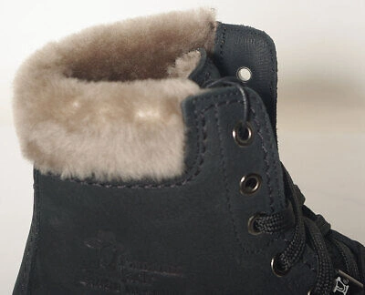 Pre-owned Panama Jack Panama 03 Igloo B39 Chukka Boots Nobuck Negro Black