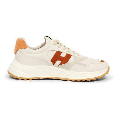 Pre-owned Hogan I0465 Sneaker Uomo  Hyperlight Man Shoes In Avorio