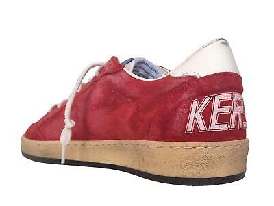 Pre-owned Golden Goose Vintage Ball Star Men's Sneakers Shoes 40410 Dark Red