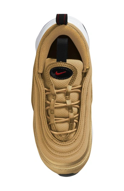 Shop Nike Kids' Air Max 97 Sneaker In Gold/ Red/ Black/ White
