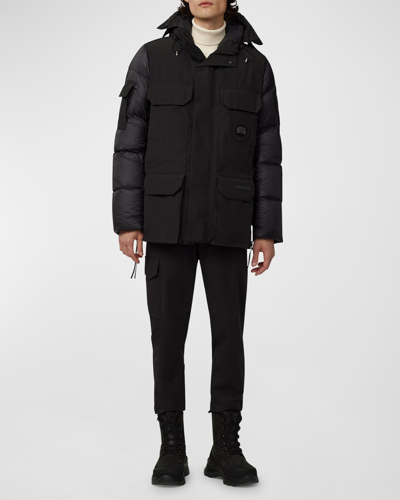 Shop Canada Goose Men's Paradigm Expedition Parka In Black