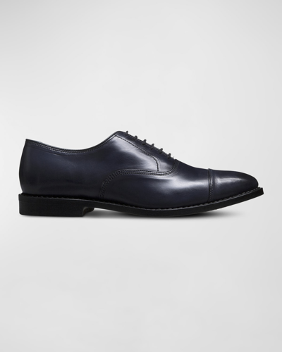 Shop Allen Edmonds Men's Park Avenue Cap Toe Leather Oxfords In Navy