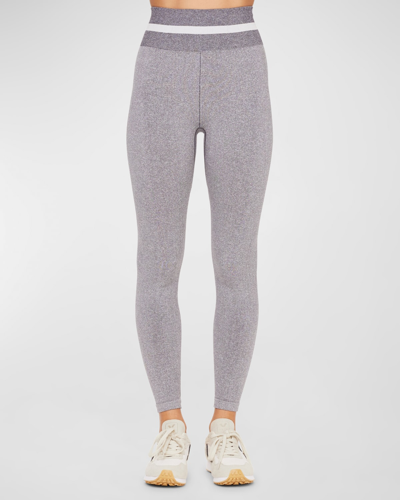 Shop The Upside Form Seamless 25" Leggings In Grey Marle