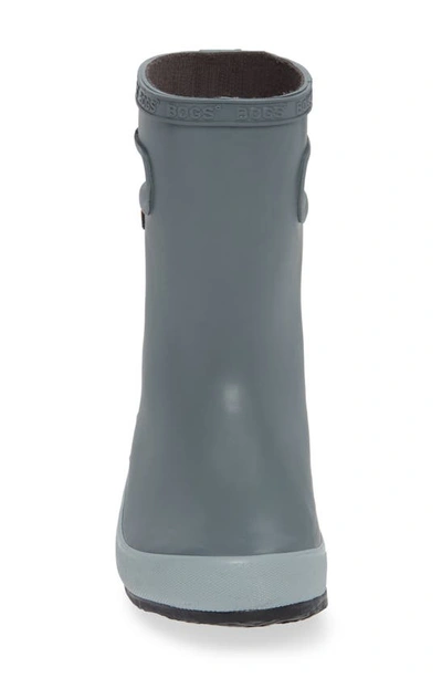 Shop Bogs Skipper Solid Waterproof Rain Boot In Gray