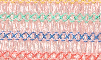 Peek Aren't You Curious Kids' Shiny Faille Smocked Skirt In Coral