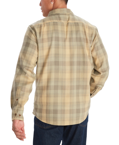 Shop Marmot Men's Fairfax Classic-fit Plaid Button-down Flannel Shirt In Light Oak