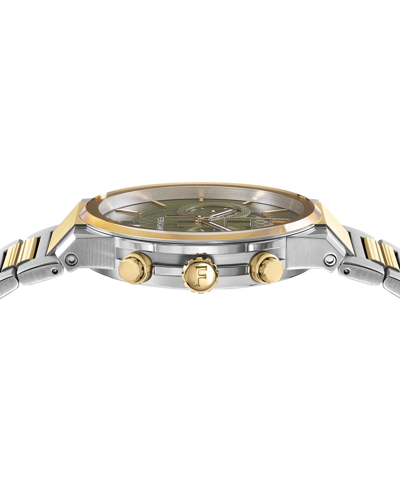 Ferragamo Sapphire Chrono Bracelet Watch In Two Tone