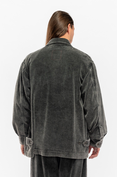 Shop Uma Wang Javari Jacket In Dark Grey