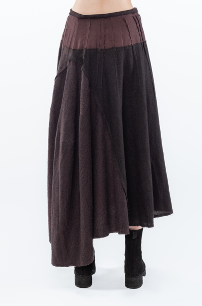 Shop Ziggy Chen Asym Deconstructed Skirt In 38
