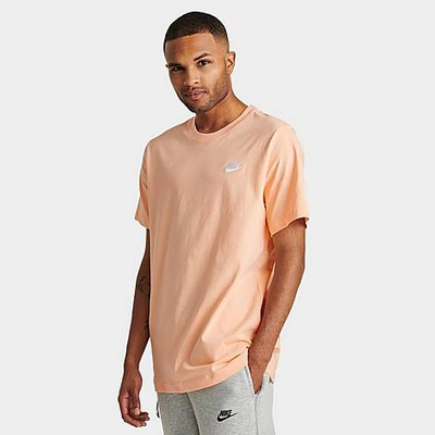 Shop Nike Sportswear Club T-shirt In Ice Peach