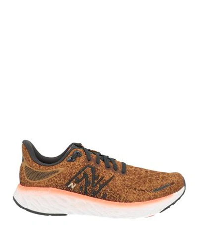 Shop New Balance Man Sneakers Brown Size 9 Textile Fibers
