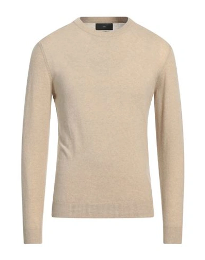 Shop Liu •jo Man Man Sweater Beige Size M Wool
