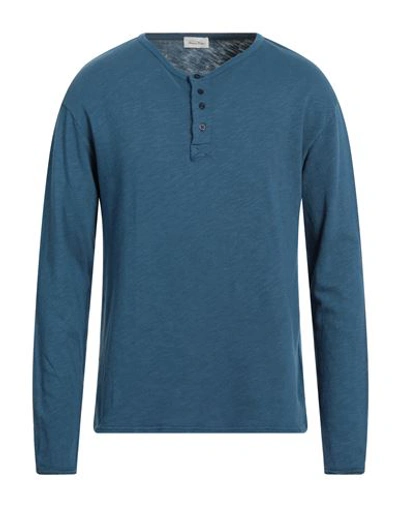 Shop American Vintage Man T-shirt Slate Blue Size M Cotton