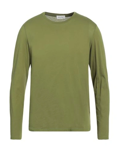 Shop American Vintage Man T-shirt Military Green Size M Cotton