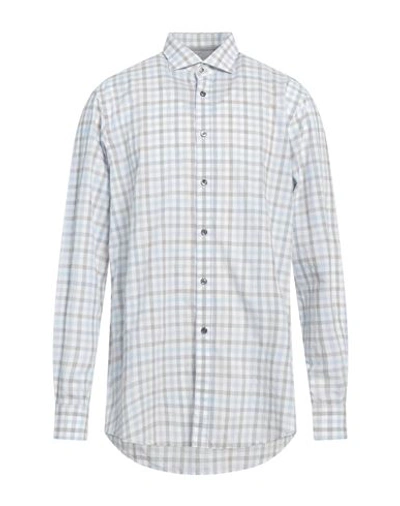 Shop Pal Zileri Man Shirt Grey Size 17 ½ Cotton