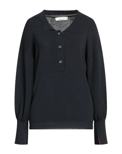 Liviana Conti Woman Sweater Midnight Blue Size 8 Viscose, Polyamide In Blue