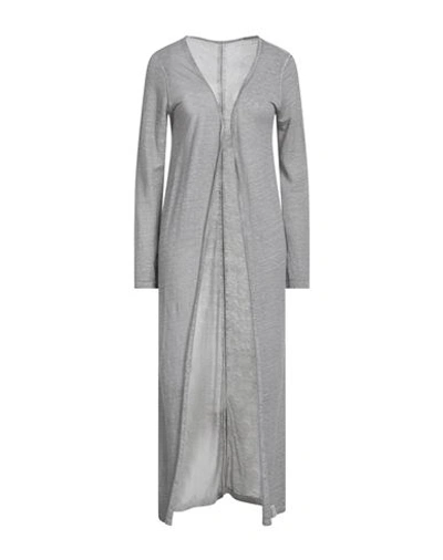 Shop Henry Christ Woman Cardigan Light Grey Size S Linen