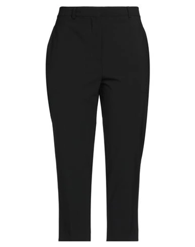Jucca Woman Pants Black Size 8 Polyester, Virgin Wool, Elastane In Black