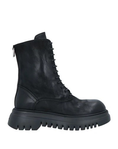 Shop Mattia Capezzani Woman Ankle Boots Black Size 7 Leather