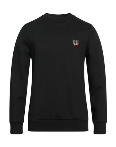 Shop Les Hommes Man Sweatshirt Black Size Xxl Cotton