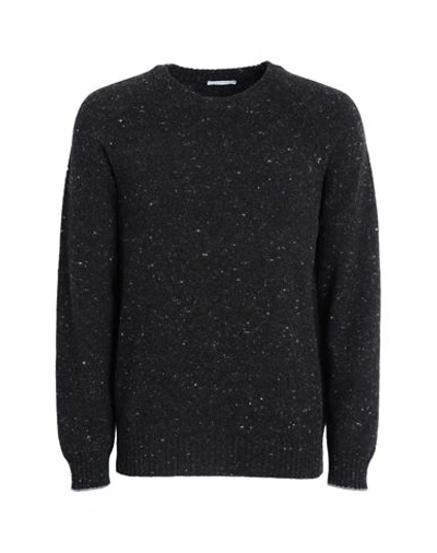 Simon Gray. Man Sweater Charcoal Size M Wool, Cashmere, Polyamide In Grey