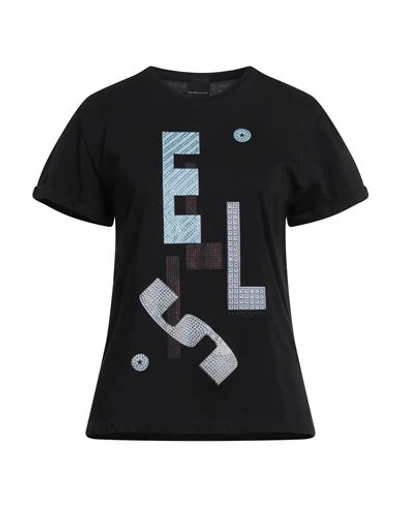 Shop Marc Ellis Woman T-shirt Black Size Xs Cotton