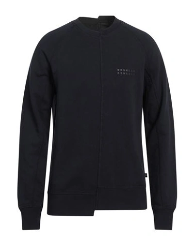 Shop Noumeno Concept Man Sweatshirt Navy Blue Size S Cotton, Polyester