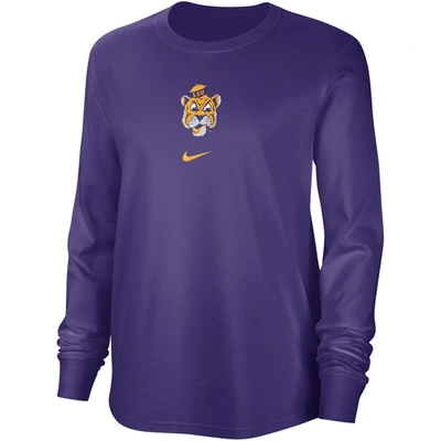 Shop Nike Purple Lsu Tigers Vintage Long Sleeve T-shirt