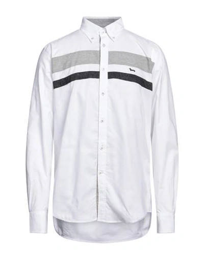 Shop Harmont & Blaine Man Shirt White Size Xl Cotton