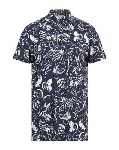 Shop Altea Man Polo Shirt Navy Blue Size L Cotton