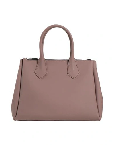 Shop Gum Design Woman Handbag Dove Grey Size - Textile Fibers
