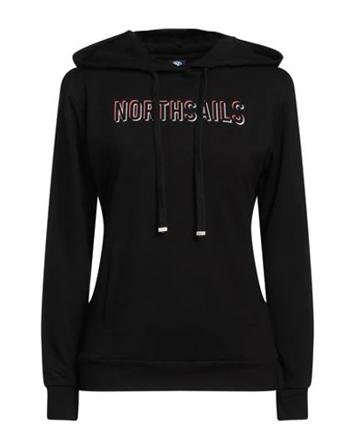 Shop North Sails Woman Sweatshirt Black Size L Viscose, Nylon, Elastane
