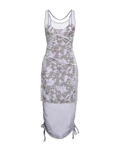 Andersson Bell Woman Maxi Dress Lilac Size L Rayon, Polyester, Elastane In Purple