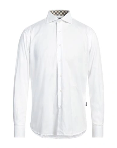 Shop Aquascutum Man Shirt White Size 17 ½ Cotton