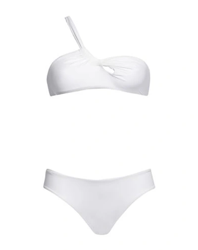 Shop Federica Tosi Woman Bikini White Size M Polyamide, Elastane