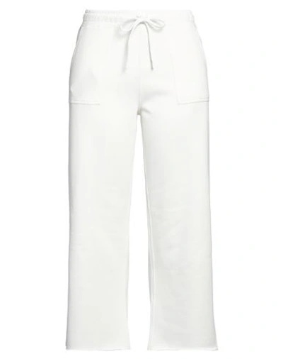 Shop Polo Ralph Lauren Woman Pants White Size M Cotton, Polyester