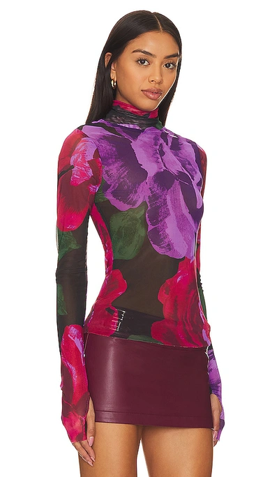 Afrm Zadie Top In Purple