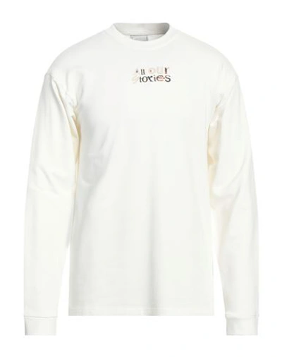 Shop Bethany Williams Man T-shirt White Size S Organic Cotton, Elastane