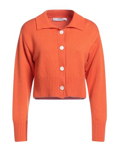 Shop Bloved Woman Cardigan Orange Size L Merino Wool, Cashmere