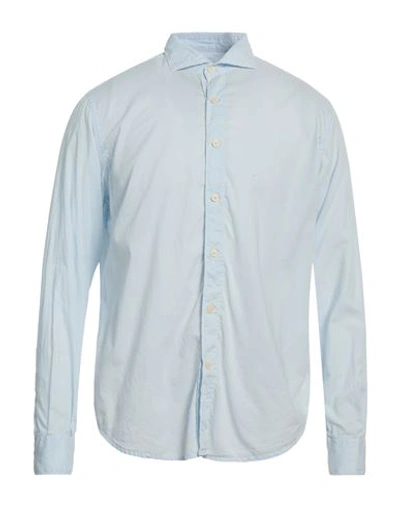 Shop Fradi Man Shirt Light Blue Size 16 ½ Cotton