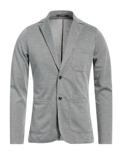 Shop Takeshy Kurosawa Man Blazer Grey Size Xxl Viscose, Polyester, Elastane
