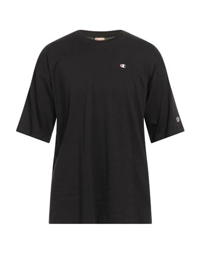Shop Champion Man T-shirt Black Size L Cotton