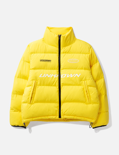 Shop Unknown Down Filled Yellow Puffer