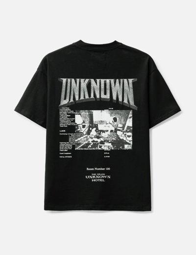 Shop Unknown Hotel T-shirt In Black