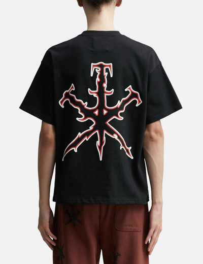 Shop Unknown Black Tribal Dagger T-shirt