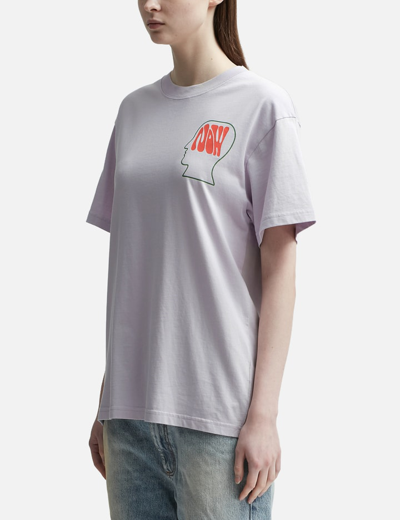Shop Brain Dead The Now Movement T-shirt In Purple