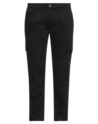 Shop Massimo Rebecchi Man Pants Black Size 38 Cotton, Elastane