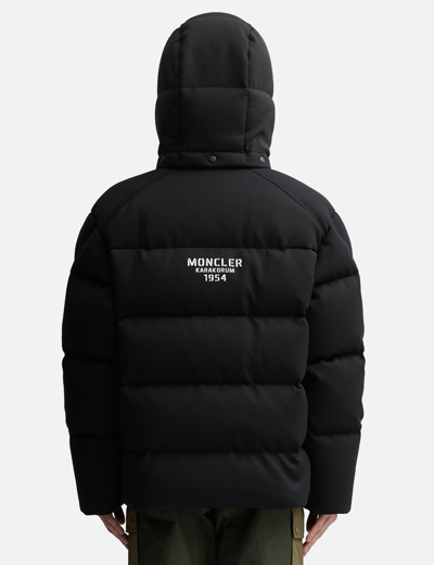 Shop Moncler Karakorum Future Tech Jersey Jacket In Black