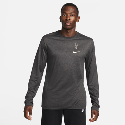 Shop Nike Tottenham Hotspur Legend  Men's Soccer Long-sleeve T-shirt In Black