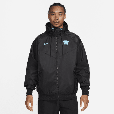 Shop Nike Pumas Unam Sport Essentials Windrunner Third  Men's Soccer Hooded Woven Jacket In Black